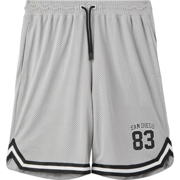 pantaloncini sportivi Terranova grigio con stampe