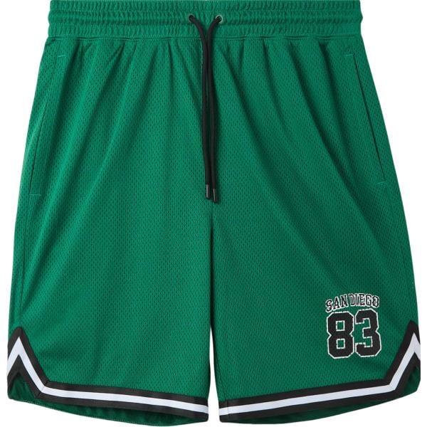 pantaloncini sportivi Terranova verde con stampe