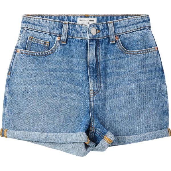 shorts Terranova blu tinta unita