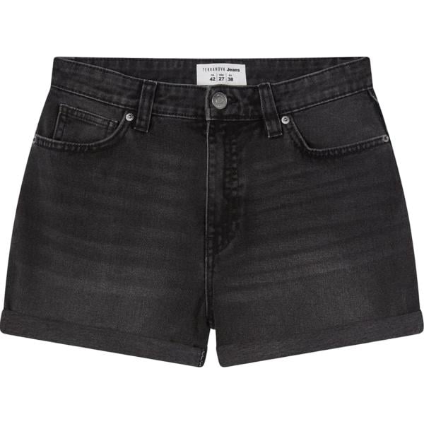 shorts Terranova nero tinta unita