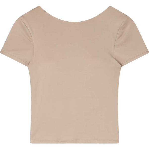 t-shirt Terranova marrone tinta unita