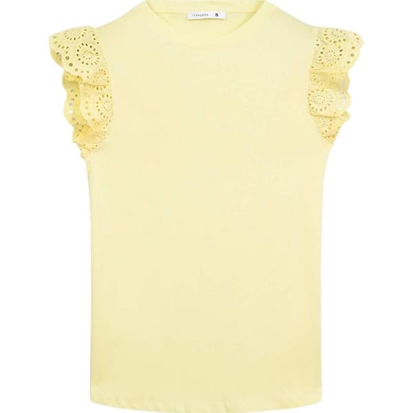 t-shirt Terranova giallo tinta unita
