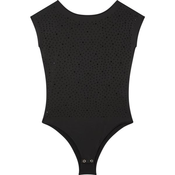body Terranova nero tinta unita