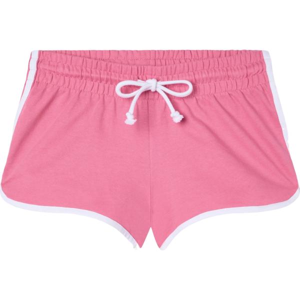 Pantaloncini sportivi da donna in rosa chiaro con coulisse in cotone Terranova