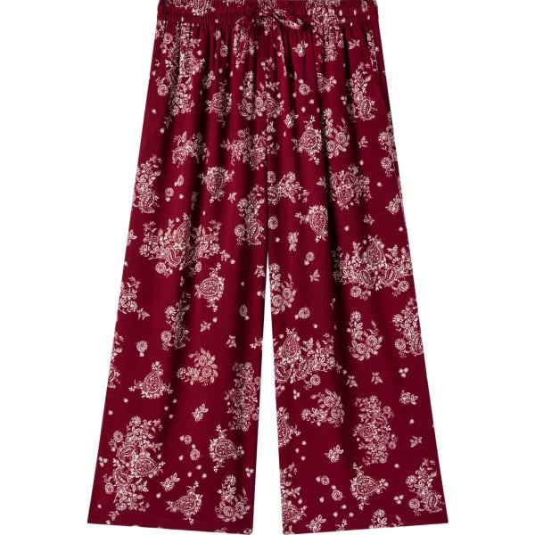 pantaloni a palazzo Terranova rosso