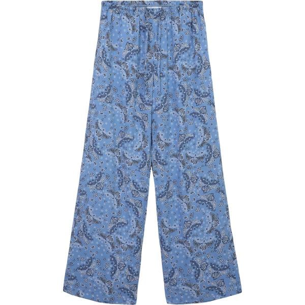 pantaloni Terranova viola paisley