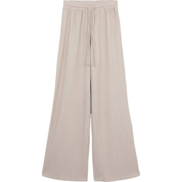 pantaloni Terranova viola tinta unita