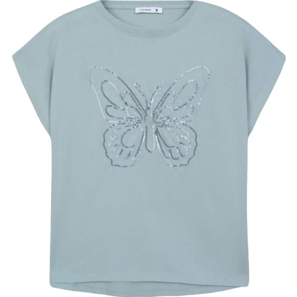 t-shirt Terranova blu con stampe