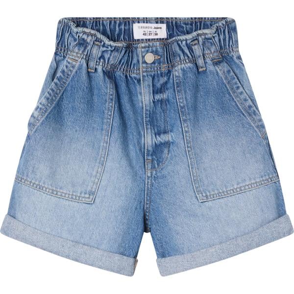 shorts Terranova blu tinta unita