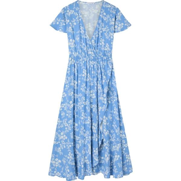 vestiti lunghi Terranova blu a fiori