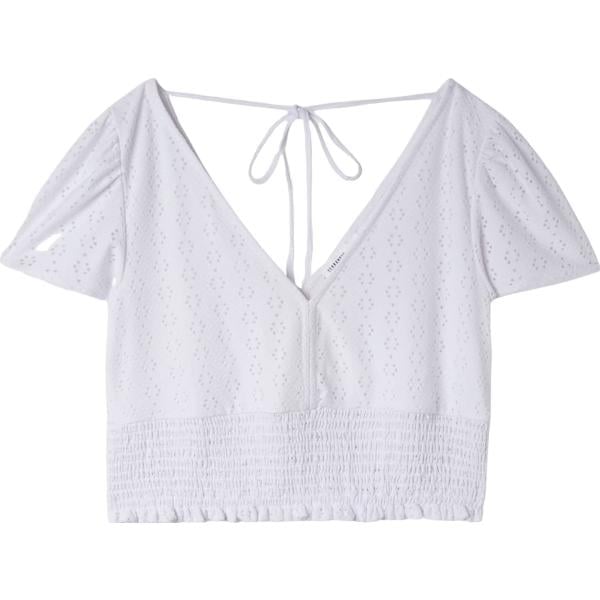 bluse Terranova bianco tinta unita