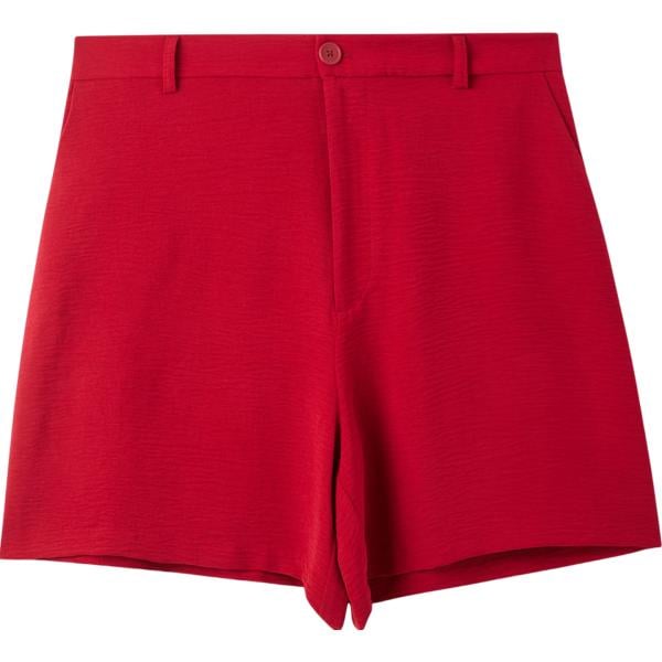 shorts Terranova rosso tinta unita