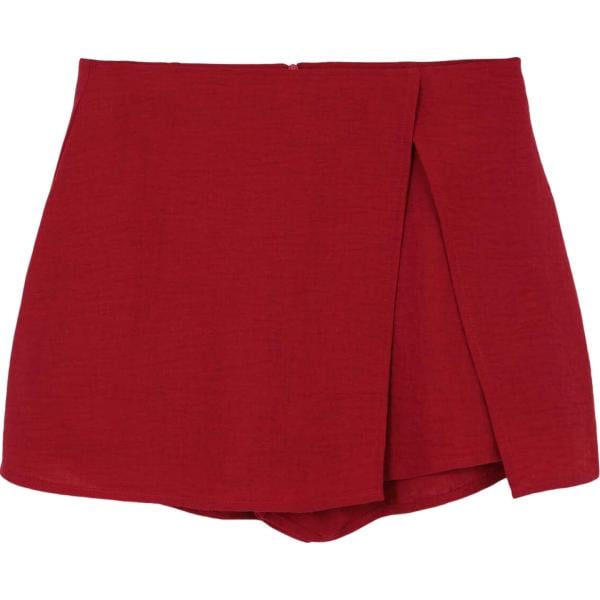 gonne Terranova rosso tinta unita