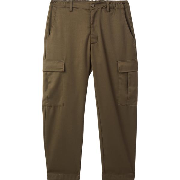 pantaloni cargo Terranova marrone tinta unita