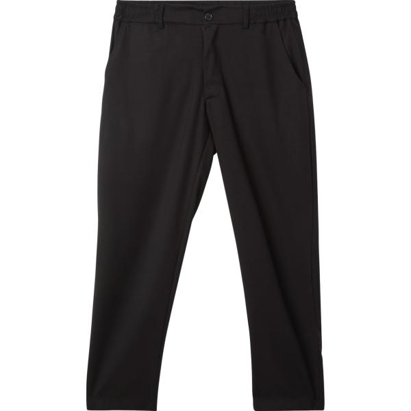 pantaloni chino Terranova nero tinta unita