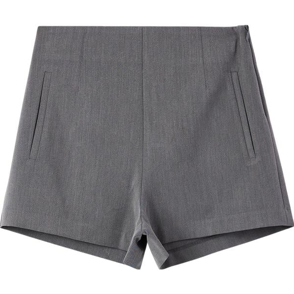 shorts Terranova grigio tinta unita