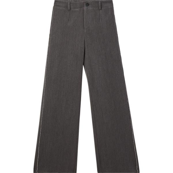 pantaloni Terranova grigio tinta unita