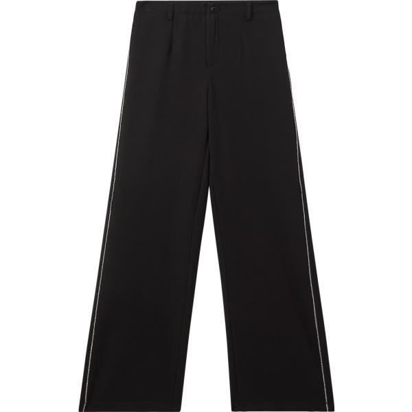 pantaloni Terranova nero tinta unita