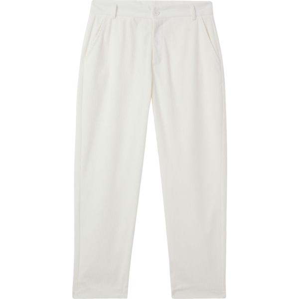 pantaloni chino Terranova bianco tinta unita