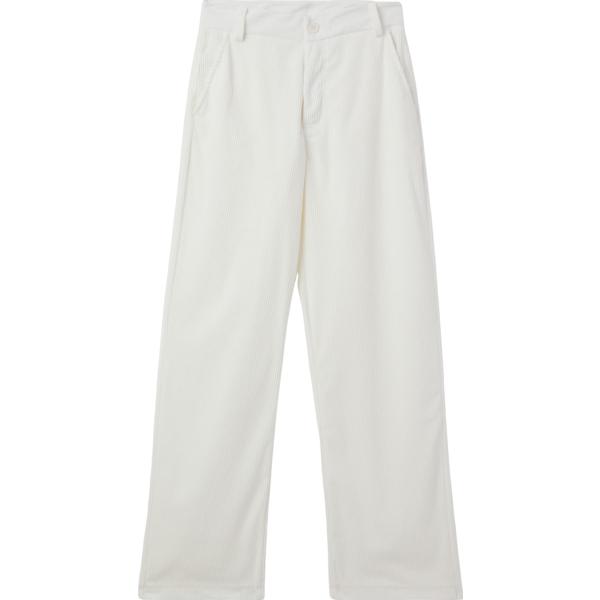 pantaloni Terranova bianco tinta unita