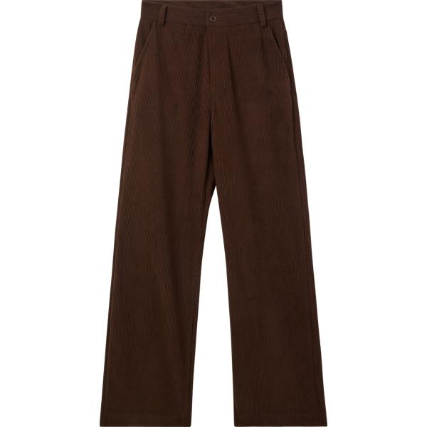 pantaloni Terranova marrone tinta unita