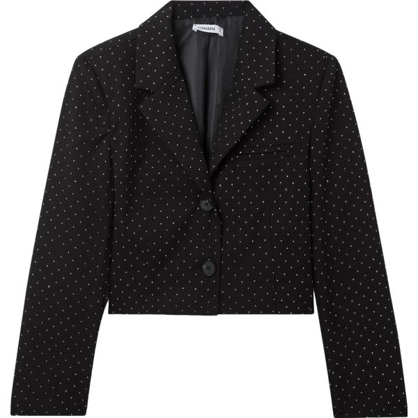 blazer Terranova nero tinta unita