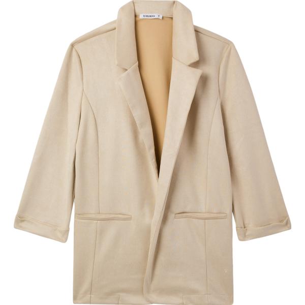 blazer Terranova bianco tinta unita