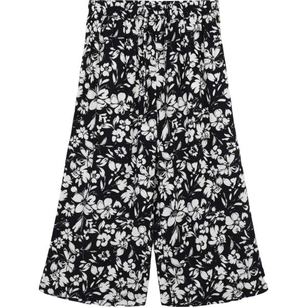 pantaloni a palazzo Terranova multicolore con stampe