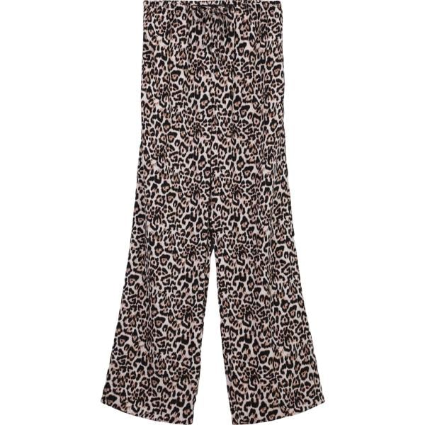 pantaloni Terranova marrone con stampe