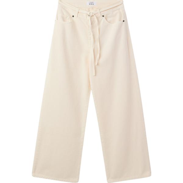 pantaloni Terranova bianco tinta unita