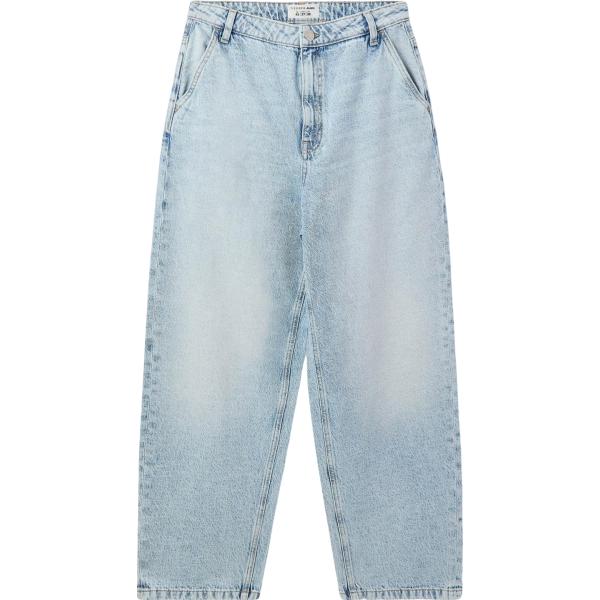 jeans Terranova verde tinta unita