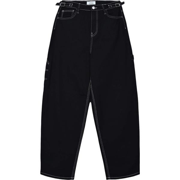 pantaloni Terranova nero tinta unita