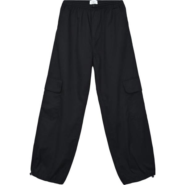 pantaloni cargo Terranova nero tinta unita