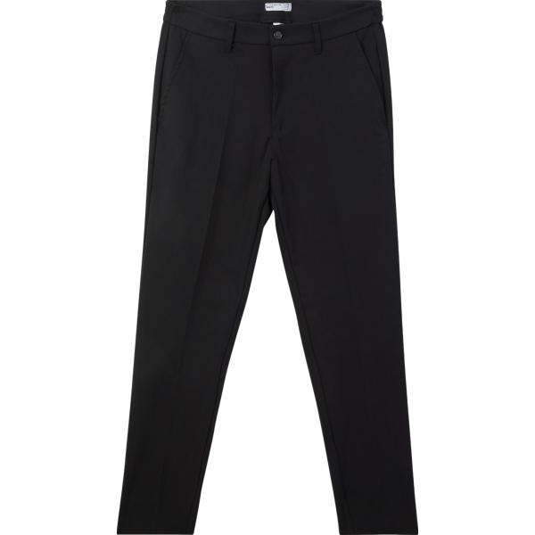 pantaloni chino Terranova nero tinta unita