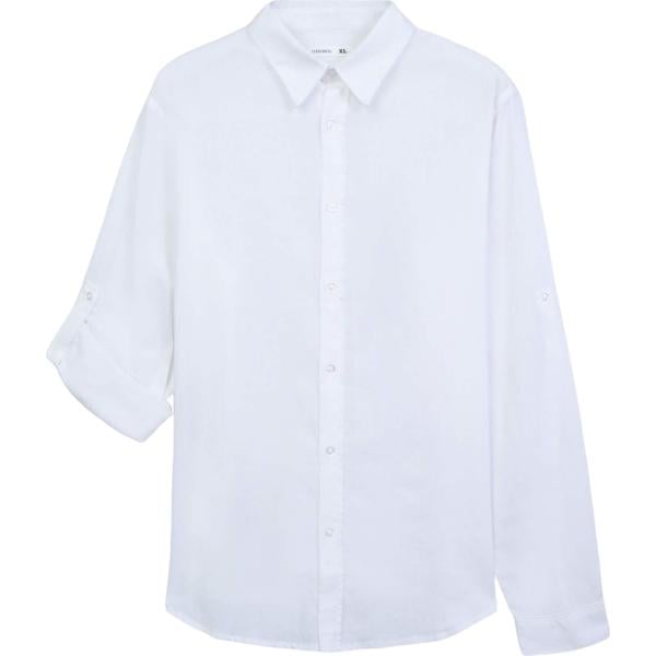 camicie Terranova bianco tinta unita