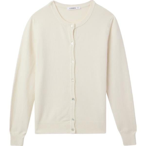 cardigans Terranova bianco tinta unita