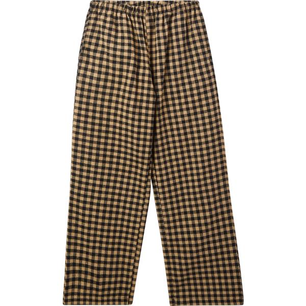 pantaloni Terranova marrone a quadri