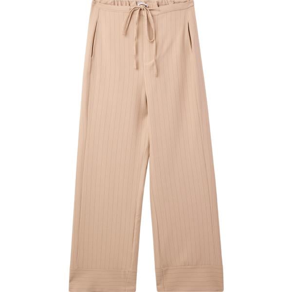 pantaloni Terranova marrone a righe