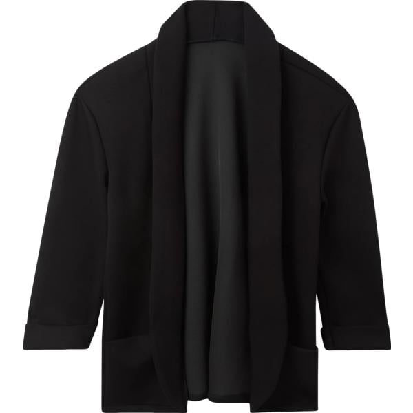 blazer Terranova nero tinta unita