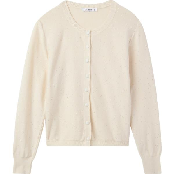 cardigans Terranova bianco tinta unita