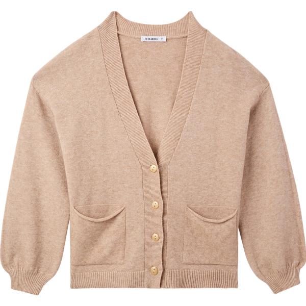 cardigans Terranova marrone tinta unita