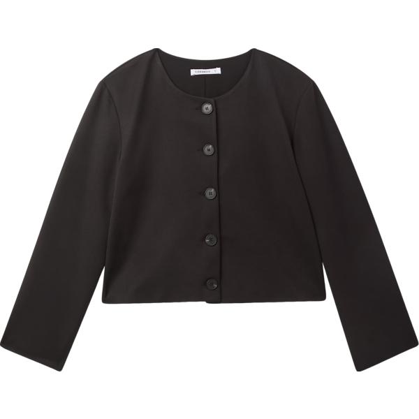 blazer Terranova nero tinta unita