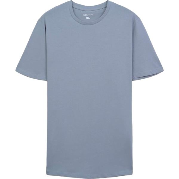 t-shirt Terranova grigio tinta unita