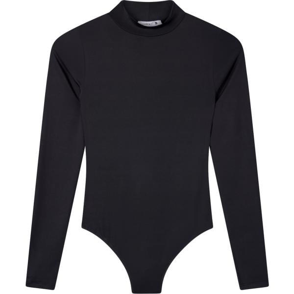 body Terranova nero tinta unita