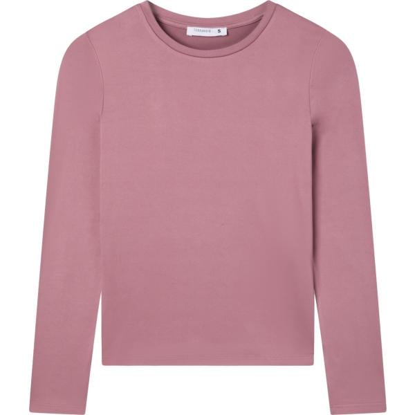 t-shirt Terranova rosa tinta unita
