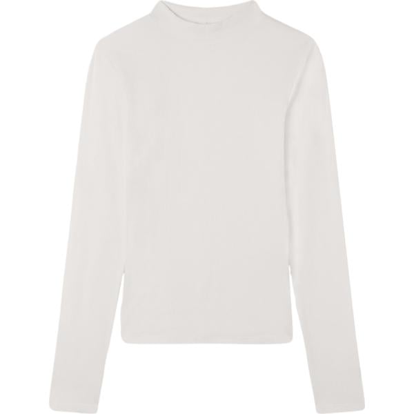 t-shirt Terranova bianco tinta unita