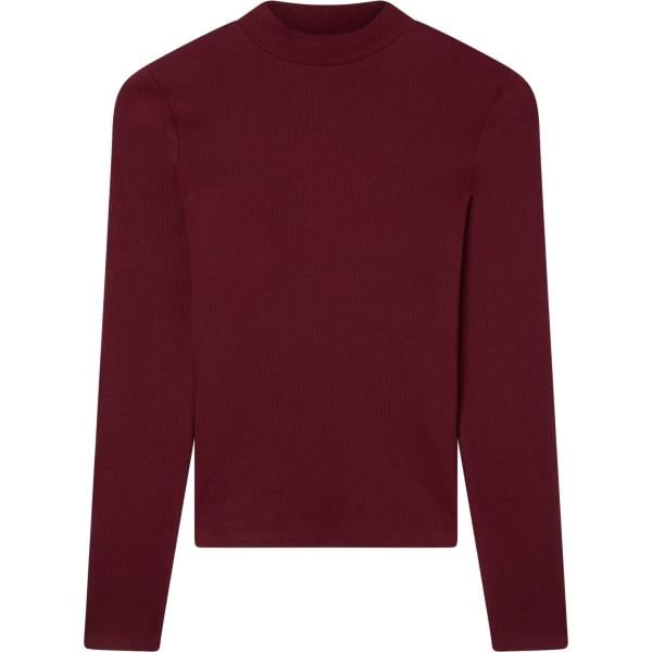 t-shirt Terranova rosso tinta unita