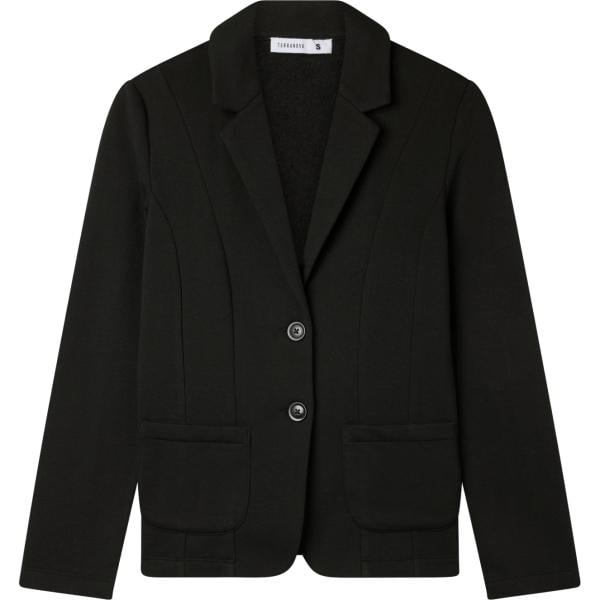 blazer Terranova nero tinta unita