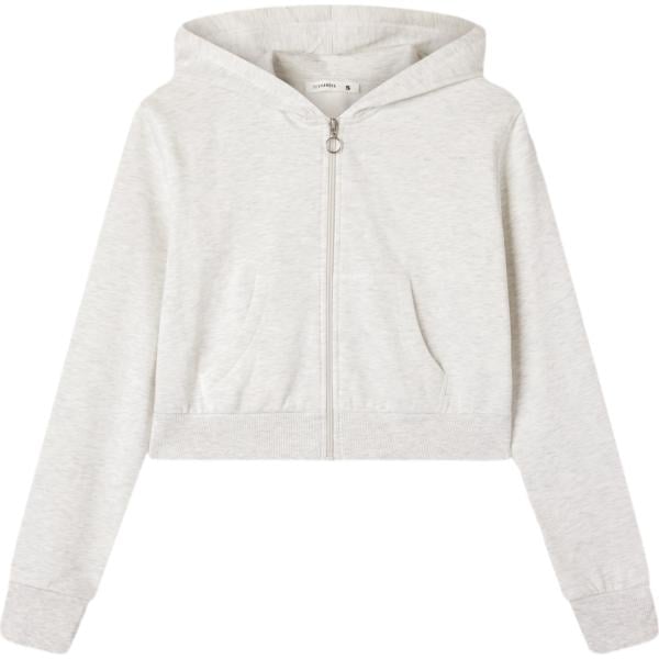 felpe con cappuccio Terranova bianco tinta unita