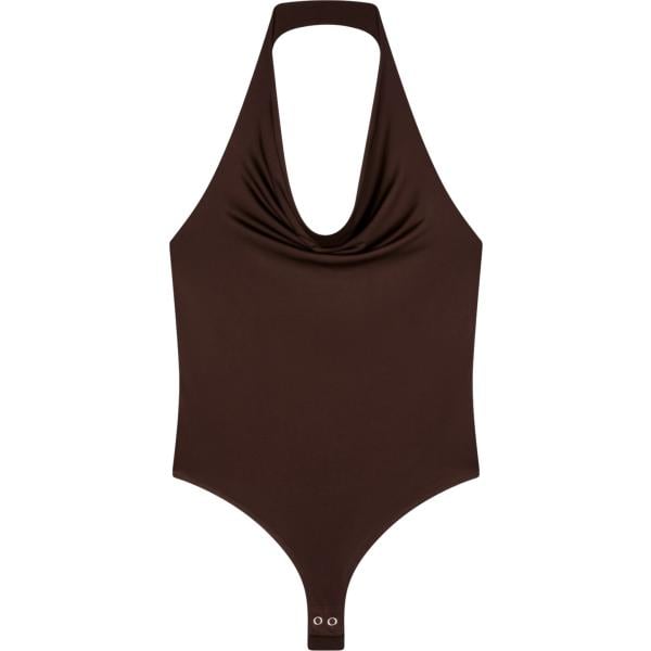 body Terranova marrone tinta unita